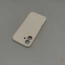 LOVE 3000 Designed for iPhone 16 Case, Premium Silicone with [Soft Anti-Scratch Microfiber Lining] Shockproof Protective Phone Case for Men Women Girls 6.1", Stone