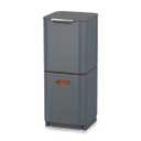 Joseph Joseph Intelligent Totem Compact Waste Separation & Recycling Unit-Graphite, 40 Liter/10.6 Gallon