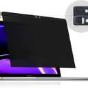 Magnetic Privacy Screen for MacBook Pro 15 Inch (2012-2015), Removable Anti Blue Light Glare Peep Filter Black Out Screen Protector for Mac 15.4 In Laptop Model (A1278 A1286 A1398)