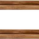 AZSKY Rustic Wood Floating Shelves for Nursery Books Long Wall Bookshelf Photo Picture Ledge Shelf with Lip Wall Shelf for Kids Bedroom Bathroom Living Room Office Frames 36 Inches Set of 2 (Burnt)