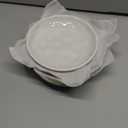 4 Pack Cat Food Bowl, Ceramic Cat Wet Food Bowls for Indoor Cats, Anti Whisker Fatigue Kitten Feeding Plate, Shallow Dog Dishes with Silicone Bottom for Puppy, Rabbit, Small Pet