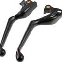 Brake Clutch Levers Hand Lever Fits for Harley Sportster XL 883 1200 Control Hand Lever Replacement Parts 2004-2013 Black