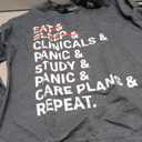 Funny Nursing School Student Nurse Sweatshirt Medium, Gray 