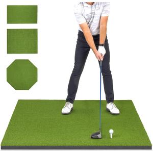 GoSports Elite Golf Hitting Mat for Indoor and Outdoor Practice - Withstands About 150,000 Shots - Heavy-Duty Turf Driving Range Mats Works with Golf Simulators - Includes 3 tees - Choose Your Size