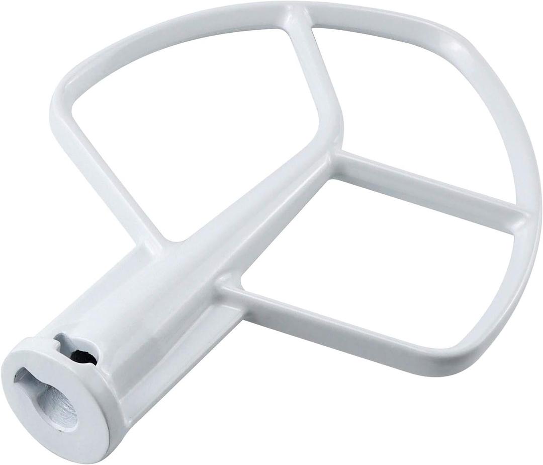 K5AB K5SS Kitchen Mixer Aid Coated Flat Beater by AMI PARTS for 5 QT Mixer Stainless Steel Bowl Compatible with Model KSM50 KSM5 KSM450 K5AB K5SS Kitchen Mixer Aid Coated Flat Beater by AMI PARTS for 5 QT Mixer Stainless Steel Bowl Compatible with Model KSM50 KSM5 KSM450