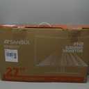 SANSUI 27 Inch Curved Gaming Monitor 200Hz 1ms with Speakers FHD 1080P Computer Monitor FreeSync|1500R|130% sRGB|HDR|Low Blue Light|HDMI DP Ports|VESA Mount|Metal Stand(HDMI Cable Incl.) (Black)