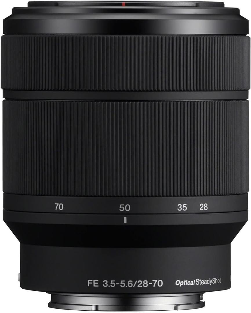 Sony 28-70mm F3.5-5.6 FE OSS Interchangeable Standard Zoom Lens, Black