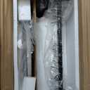 Light Gray Bar Carts with 4-Tier Storage Shelves, Mobile Bar Serving Cart with Rack and Glass Holder, for The Home, Kitchen, Living Room, Dining Room