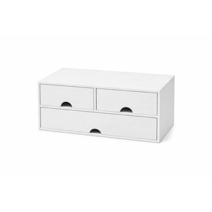 Wisuce Bamboo Desk Organizer  Mini Bamboo Desk Drawer Tabletop Cosmetic Storage Organization for Office or Home Black