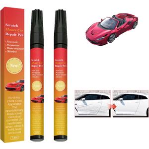 Magic Car Scratch Removal Pen, All Cars Magic Pen - Quick Scratch Repair Kit with Universal Touch-Up Paint Match, Lightweight & Durable (2PC)