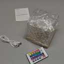 Aurora Ocean Wave Projector Light, Cordless Rechargeable, 16 Colors 4 Modes Northern Lights Lamp with Touch & Remote for Bedroom, Water Ripple Night Light for Room Decor Ambient Mood Lighting