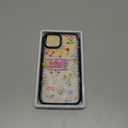 [3 in 1] Designed for iPhone 13 Case Cute Floral Leaves with Built-in Bumper Shockproof Protective Phone Case Cover for iPhone 13 Cases 6.1" Tempered Glass Screen Protector + Camera Lens Protector