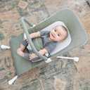 Baby Delight Highland Baby Bouncer | Infant | 0 6 Months | 3-Position Recline | Sage Tweed