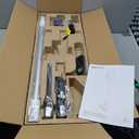 Amazon Basics Cordless Vacuum Cleaner for Carpet and Hardwood, Lightweight (5 lbs), White