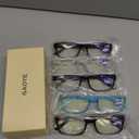 Gaoye Professional Reading Glasses for All Day - Computer Readers with Blue Light Protection - Value Pack sz 5.0