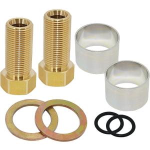 1 Set 100818 Thick Countertop Extension Set for Faucet Valves, Faucet Shank Extension