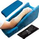 Zomaple Arm Elevation Pillow for Post Surgery – Adjustable Arm Support Pillow with Gel Memory Foam & Hot/Cold Pack – Couch Rest Pillow for Bed, Carpal Tunnel, Wrist & Elbow Recovery, Help Reduce Pain
