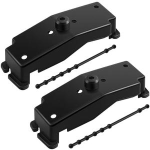 Civaner 2 Sets Blade Guard Protector Heavy Duty Plastic Ice Auger Protector with Secure Holding Strap Optimized Depth Design for Blade Storage & Protection Ice Fishing Accessories