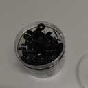 GOOLADA 36 Pieces Black Push Pins Clips Metal Push Pin with Clips Black Pushpin Clip Bulldog Clip with Pins Thumb Tacks for Bulletin Board Cork Board Cubicle Wall for Classroom School Office