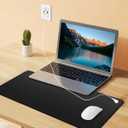 Grounding Mat Grounding Pad for Pet Yoga Grounding Mat for Bed with 15ft Grounding Wire Grounded Feet Mat for Improve Sleep Energy Reduce Anxiety 23.6"x11.8"