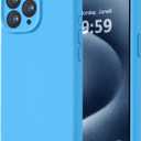 LOVE 3000 Designed for iPhone 15 Pro Max Case, Premium Silicone with [Soft Anti-Scratch Microfiber Lining] Shockproof Protective Phone Case for Men Women Girls 6.7", Blue
