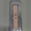 Silicone Ocean Bands Compatible with Apple Watch Band Ultra 49mm 46mm 45mm 44mm 41mm 38mm 40mm 42mm for Women Men, Sport Ocean Loop Wristband for iWatch Ultra 2 SE 2 Series 10 9 8 7 6 5 4 (Light Pink)