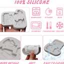Graduation Silicone Mold, Cap and Gown Theme Fondant Mold Graduation Cake Decorating Mold for DIY Fondant Clay Craft