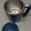 Self Stirring Coffee Mug, 18 oz Automatic Magnetic Electric Mixing Cup Stainless Steel Travel Cup for Coffee, Chocolate, Milk, Tea, Office, Home, Kitchen (Blue)