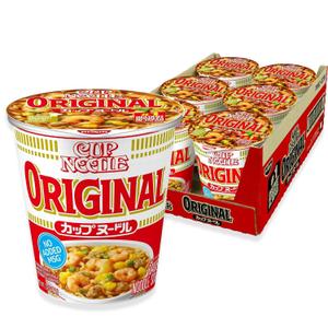Nissin Cup Noodle Ramen Noodle Soup, Original, 2.4 Ounce (Pack of 6) (EXP 01/09/26)