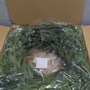 Christmas Wreath 24" Real Touch Norfolk Pine Wreaths for Front Door Artificial Greenery Realistic Holiday Decoration Indoor Outdoor