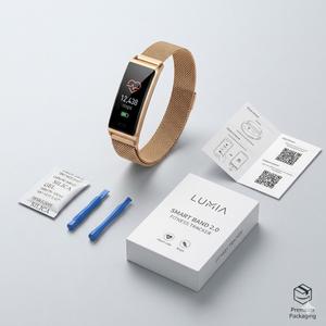 Smart Bracelet,Activity&Fitness Trackers,Touch Screen/Sleep Tracker/Heart Rate/Blood Oxygen,5ATM Waterproof,Multiple Sports Modes,Free App for iOS Android (Steel Belt, Black)