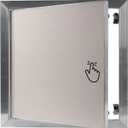 Repa Market 12 x 12 Inch Access Panel for Drywall with Aluminum Frame/Wall Hole Cover/Access Door Panel with Click Function Heavy-Duty Service Hatch for Plumbing, Electrical, HVAC Access Door