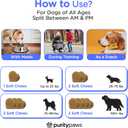 Probiotics for Dogs  Digestive & Immune Support Chews with Probiotics  Natural Gut Health Supplement for Diarrhea, Gas & Allergies (120 Count)