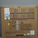 Cumbor 29.7"–51.5" Extra Wide Baby Gate for Stairs, Pressure-Mounted Dog Gates for Doorways & Hallways, Auto-Close Walk-Through, No-Trip Design, Child Proof Safety, Dog/ Pet Gate for Indoor Use, Black