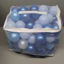 TRENDPLAY Plastic Balls for Ball Pits - Pack of 170 Hollow Balls- Safe and Exciting Playtime - Perfect for Baby Pools, Birthday Party Decoration (Navy)