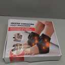 2PCS Cordless Foot Massager for Neuropathy, Foot and Ankle Massager for Pain Relief, 3000mAh Rechargeable Ankle Heating Pad with Massage for Circulation, Gray