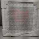 16x16 Picture Frame 3 Pack White Solid Wood for Mat 12x12 Wall Mounting Square Poster Frames