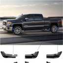 6PCS Mud Flap Delete for 2019-2025 Chevy Silverado 1500 Accessories Front Rear Truck Mud Flaps Delete No Drilling Mudflaps All Weather Protector Mudguards (Does Not Fit AT4X AEV Models)