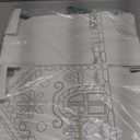 Funrous 12 Pcs Gingerbread Paper Coloring Houses DIY Craft Kit Large Christmas Cookie Gift Boxes Cardboard Color Your Own House Boxes for Holiday Activities Party Decor Gift Packaging 6.89x7.36x9.84in