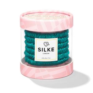 SILKE Hair Ties - Bloom | Luxurious Silk Scrunchies (6 Pack) | Damage-Free Hair Ties for All Hair Types & Styles