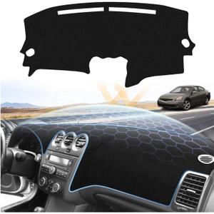 Sunsdrew Dash Cover for 2007 2008 2009 2010 2011 2012 Nissan Altima Dashboard Cover Mat for Altima Accessories Sunshade Nonslip Mesh Protector No Glare