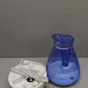 HealthWise Cool Mist Ultrasonic Humidifier | For Medium Size Rooms | No Filter Required | 24 Hour Run Time, Blue, 2.6L