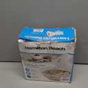 Hamilton Beach 6-Speed Electric Hand Mixer with Whisk, Traditional Beaters, Snap-On Storage Case, 250 Watts, White