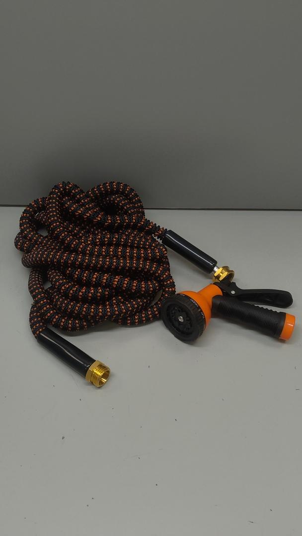 Non-Expanding Garden Hose, New Upgrated Non-Expandable Garden Water Hose - Ultra-Light & Flexible Burst-Resistant, Kink-Free Garden Hoses, All-Weather Use for Lawns, Gardens,Outdoor, 50ft