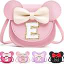 ONECOCOA Birthday Gifts for Girls, Toddler Purse Little Girl Wallet Crossbody Birthday Gift for 3- 7 Year Old Girl, Pink