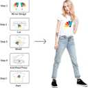 VinylRus Heat Transfer Vinyl-12 x 20ft White Iron on Vinyl Roll for Shirts, HTV Vinyl for Silhouette Cameo, Easy to Cut & Weed