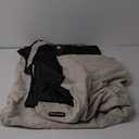 G GOOD GAIN Picnic Blankets Waterproof Extra Large - Outdoor Blanket Sand Free Foldable with Carry Strap for Beach, Camping, Park Grass, Hiking, Travel, Concerts(White Flower)