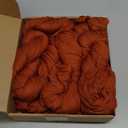 Asee'm 6pcs Cheesecloth Table Runner 120 Inches Long Terracotta Boho Gauze Cheese Cloth Runner 10FT Rustic Sheer Fall Table Runners for Thanksgiving Christmas Wedding Party Baby Shower Decoration