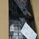 Ulif E10 Clothes RackWith Stretchable Hanger RodFreestanding Clothing Racks for Hanging ClothesAdjustable Closet Organizer SystemPortable Garment Rack 73-97"W x 15" D x 72" HMax Load 800LBSBlack