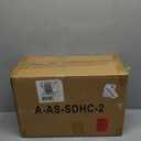 Glintoper Pre-lit Christmas Urn Filler, Lighted Artificial Mini Xmas Pine Trees with Tripod Stake, Light Up 8 Modes & Timer, Battery Powered Outdoor Planter Filler Festival Holiday Home Decor, 2 Pack